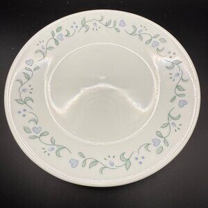 Corelle Vitrelle Country Cottage 4 White Salad Plates 7.25” Floral & Heart